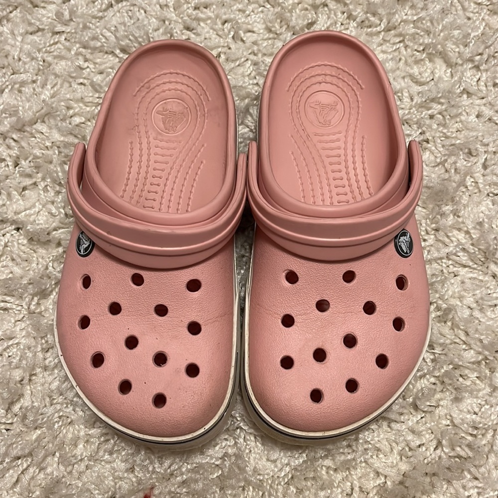 Light Pink CROCS.